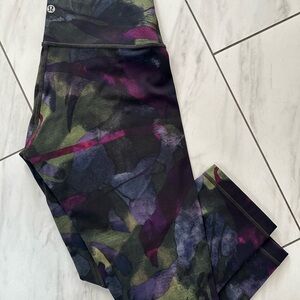 lululemon athletica Kids Leggings - Purple and Green Camo